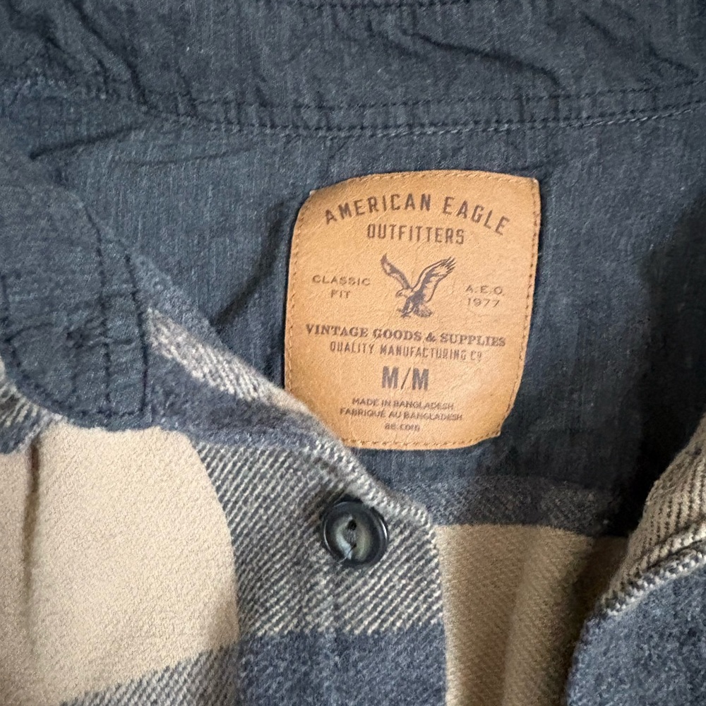 American Eagle Checkered Flannel Jacket - image 2